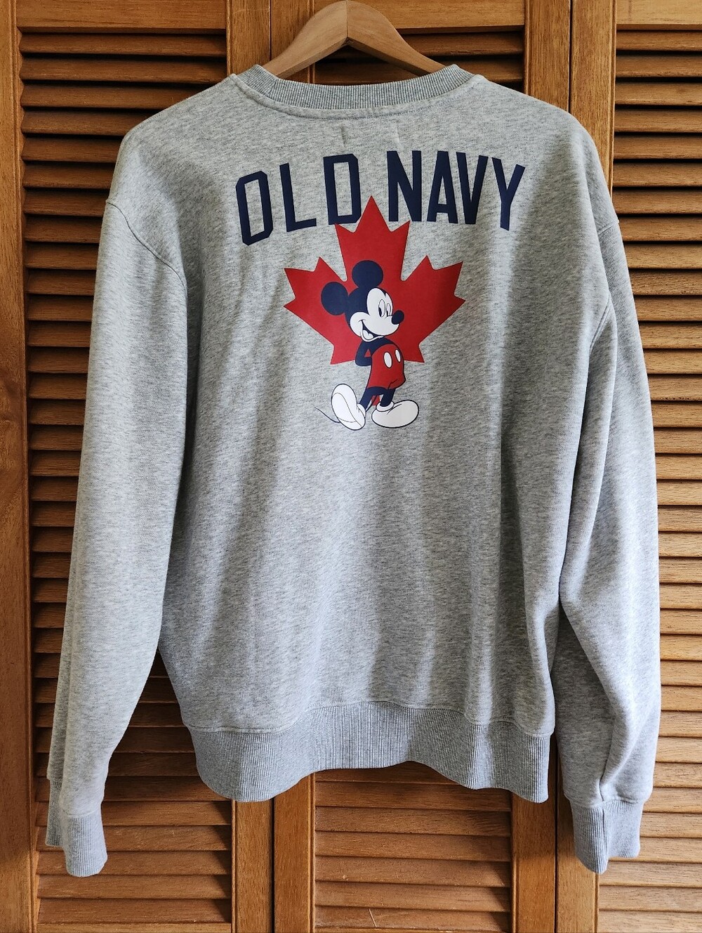 Old Navy x Disney Mickey Mouse Flag Oversized Sweatshirt